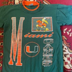 Vintage Miami hurricanes T-shirt